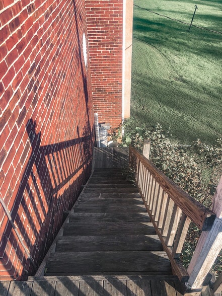 Stairs to unit 2 sun deck. - 540 Stewart Rd