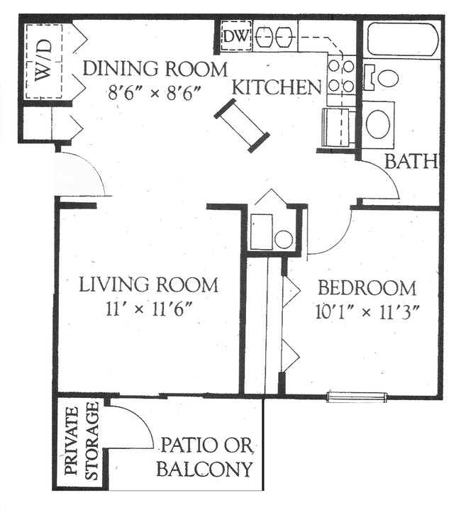 1BR/1BA - Round Barn Manor