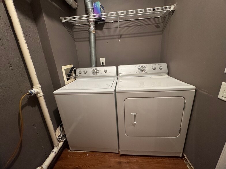 Washer and dryer come in-unit. - 7837 Heaton Way