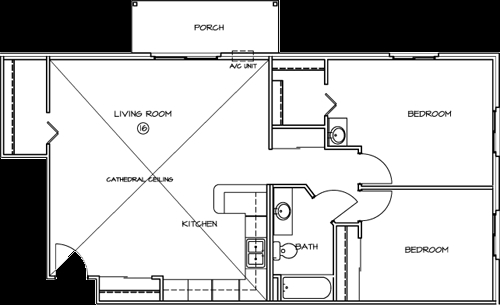 2BR/1.5BA - De Pere Apartments