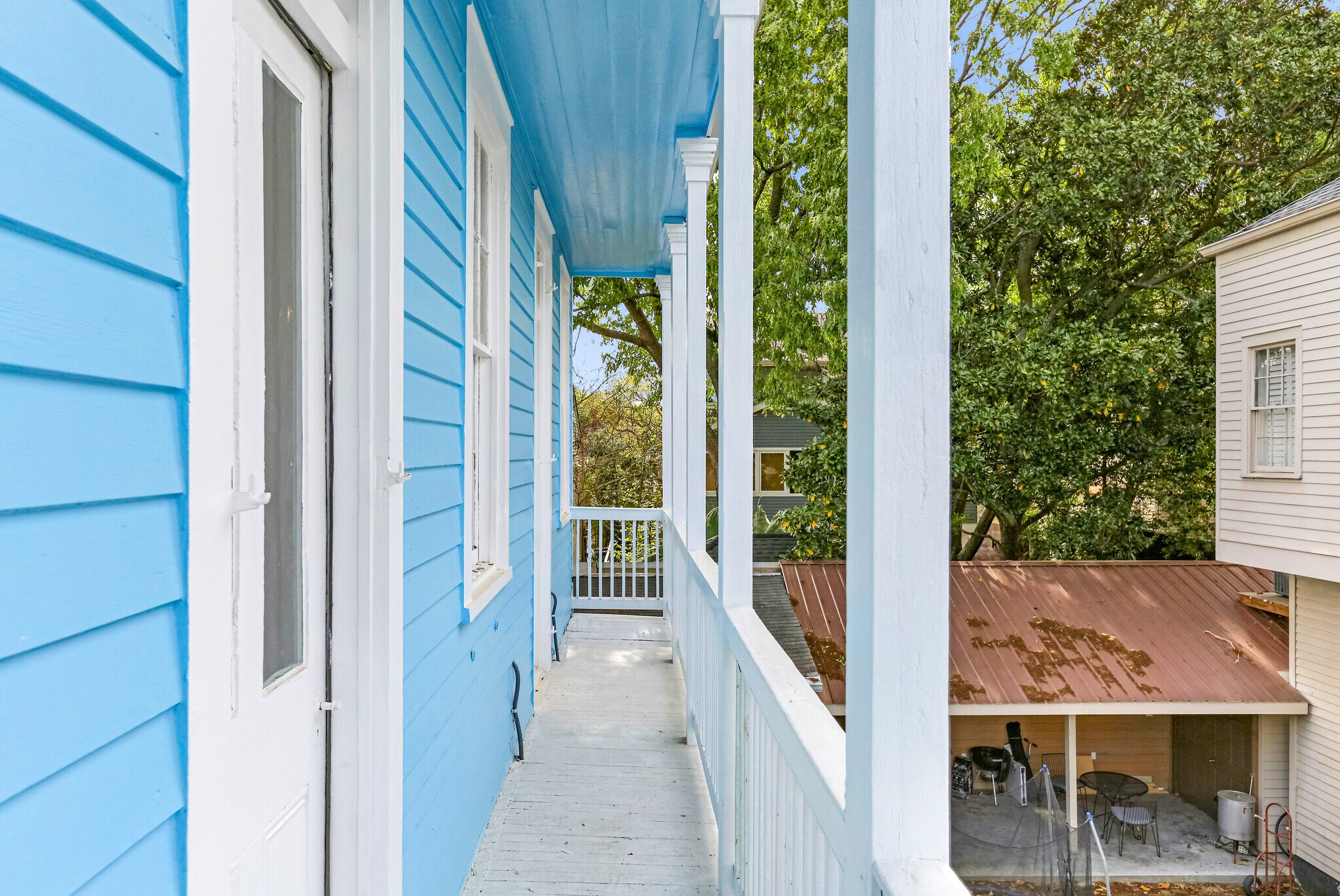 Upstairs - private balcony - 1220 Harmony St