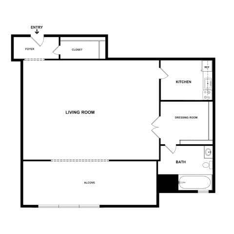 Floorplan - Empire Apartments