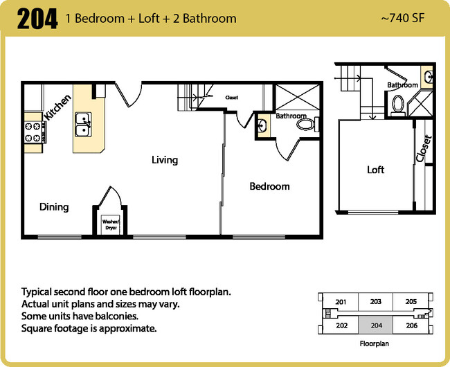 One Bedroom + Loft + 2 Bathroom - NEW 2 Bed, 2 Bath LOFTS! HEART OF KOREATOW...