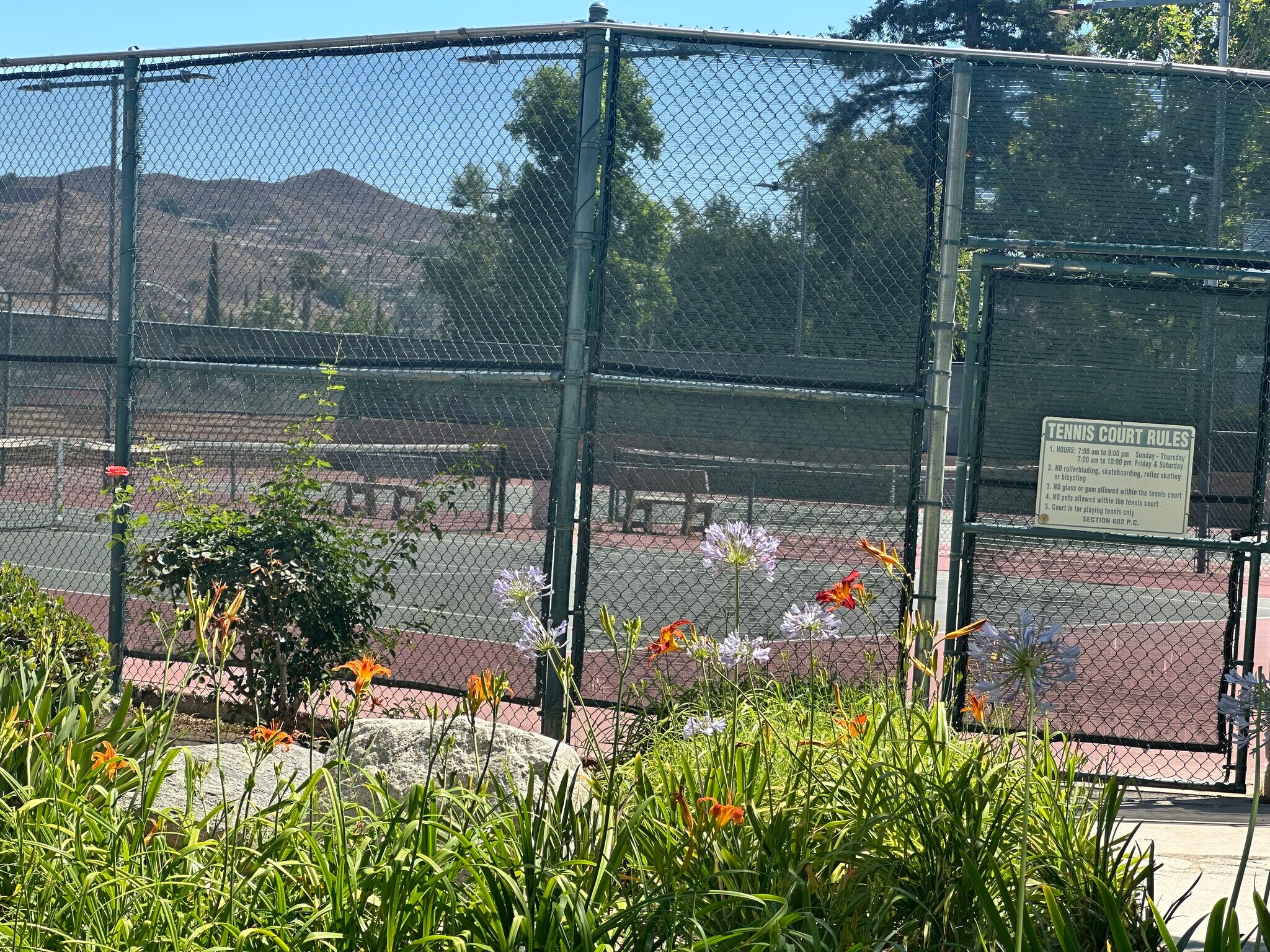 tennis courts - 26864 Claudette St