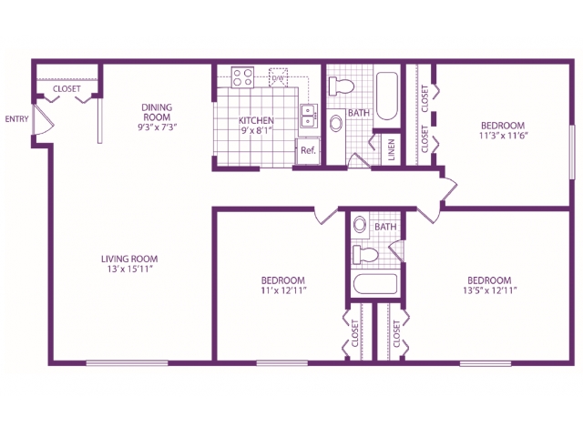 Floorplan - Midtown Square Apartments