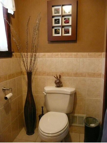 downstairs half bath - 1 Cayuga Dr