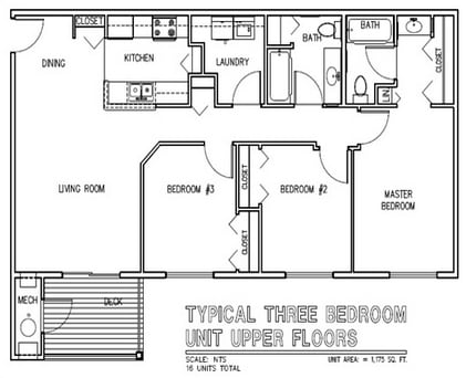 3BR/2BA - Elkhorn Apartments