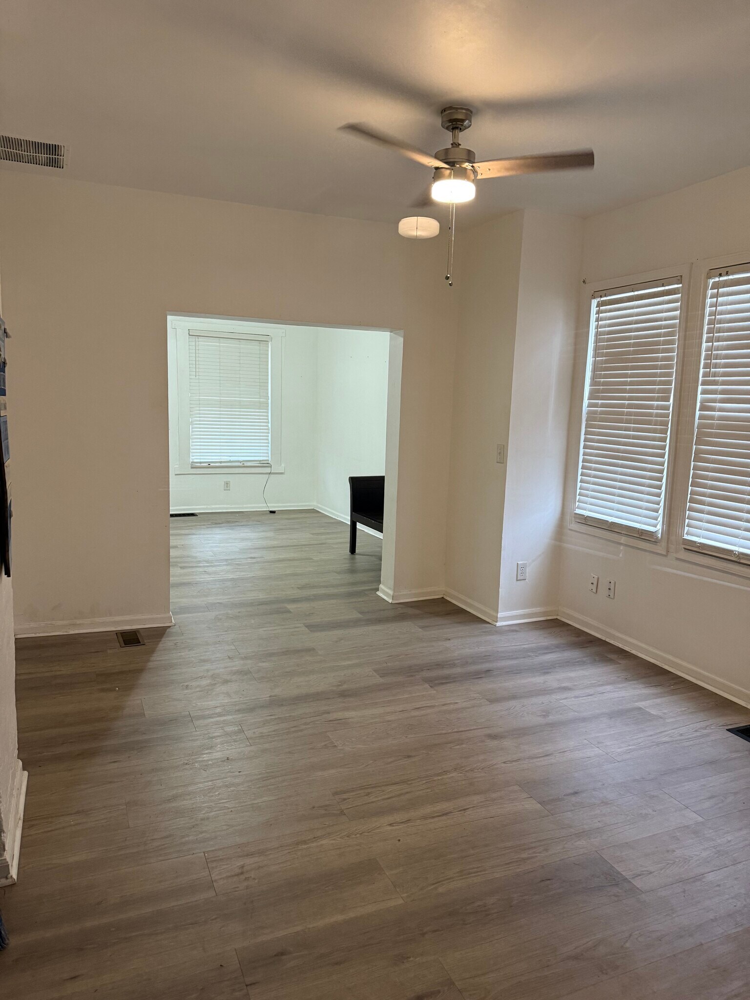 Living room and every room are all new vinlyl flooring - 672 Stewart Ave