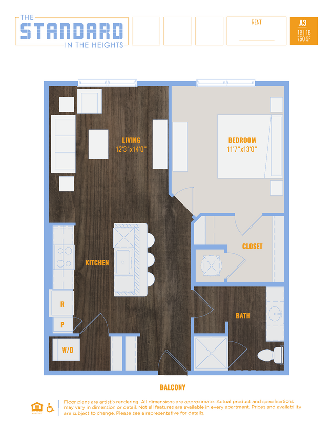 Floorplan - Standard in the Heights