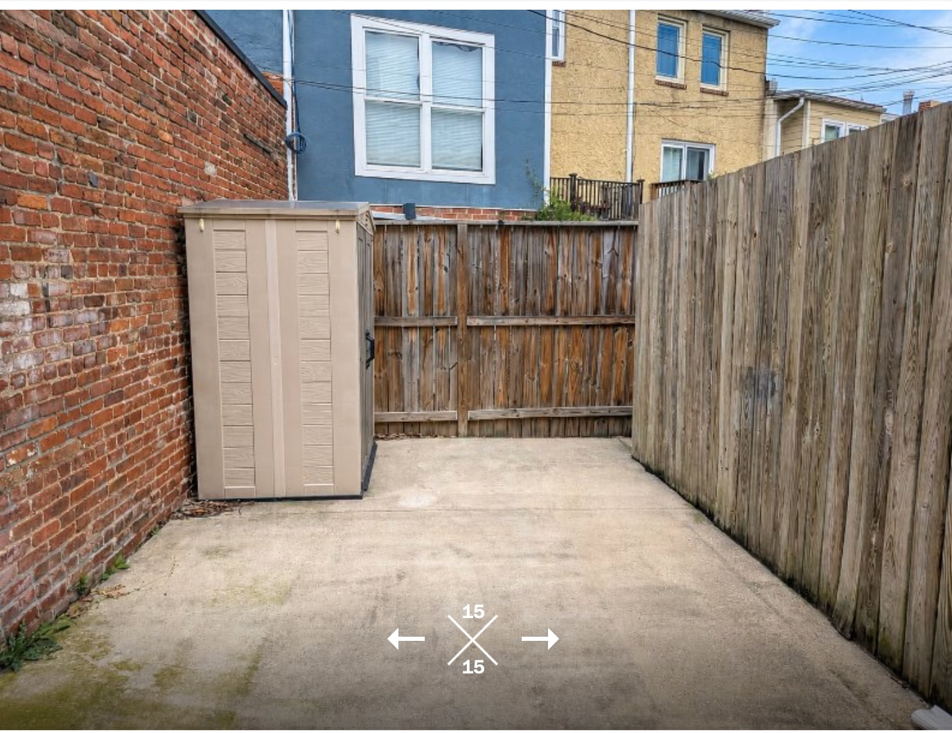 Backyard. - 1514 Constitution Ave NE