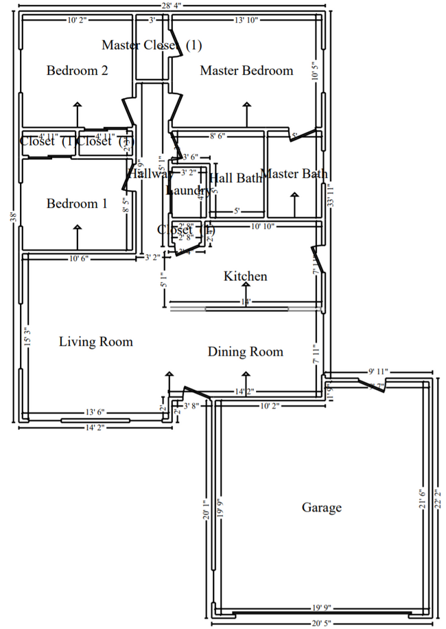 Floor Plan - 3749 E Capsule Dr