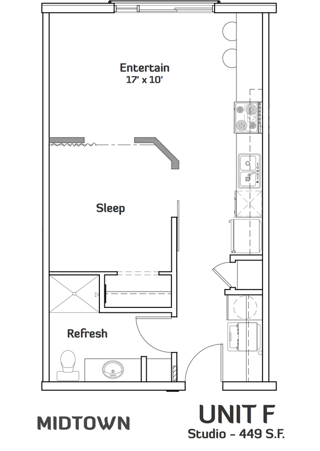 Floorplan - Midtown Apartments