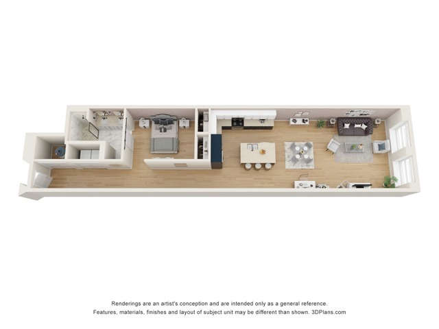 Opera Floor Plan (1x1) - Theatre Lofts