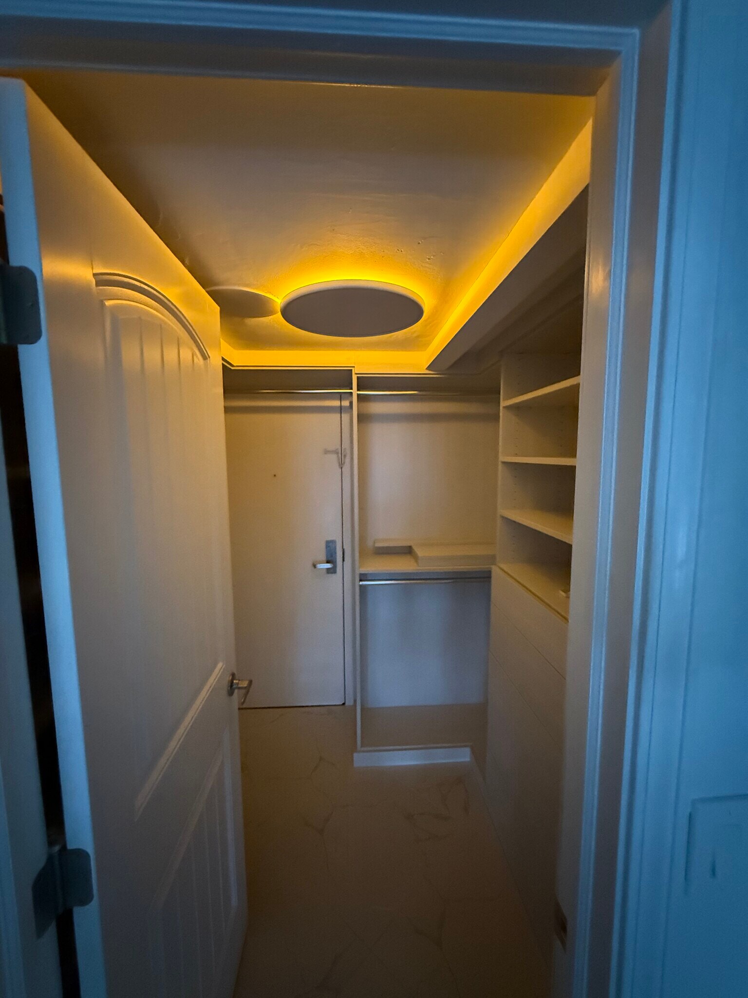 NEW MASTER BD WALK IN CLOSET w customizable LED lighting - 780 NE 69th St