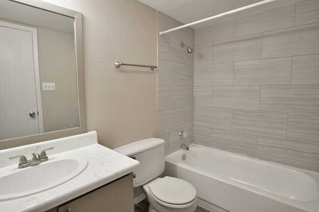 Newly remodeled bathrooms! - Parks on Taylor Apartment Homes