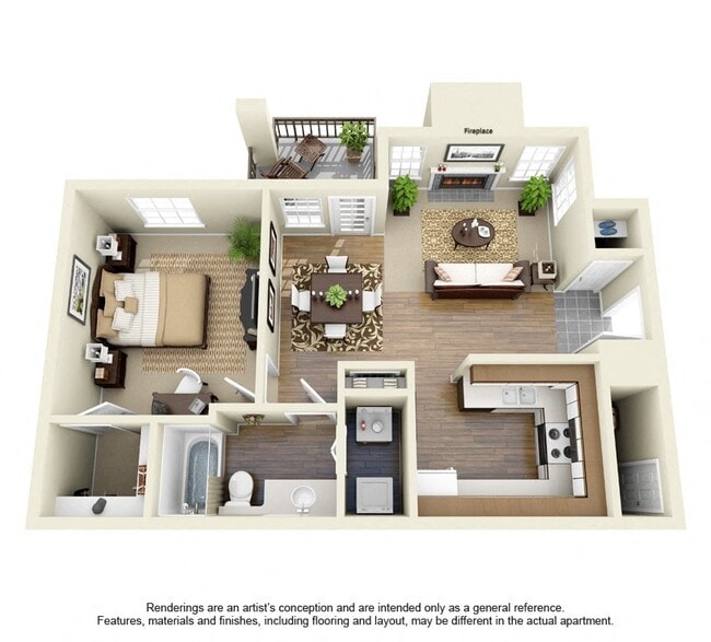 Floorplan - Riverside Park Apartments