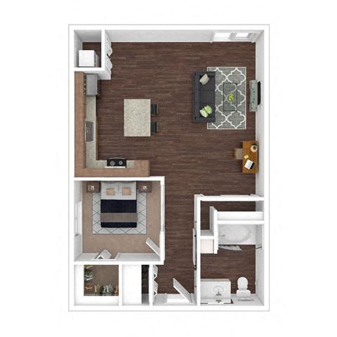 Floorplan - 2626 South Side Flats