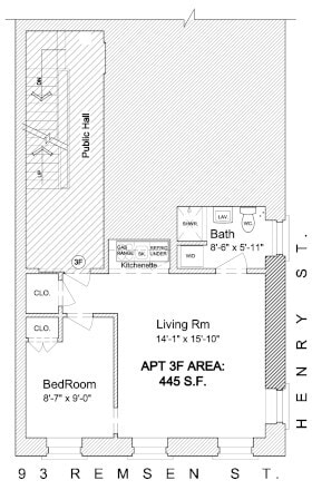 floor plan - 93 Remsen Street