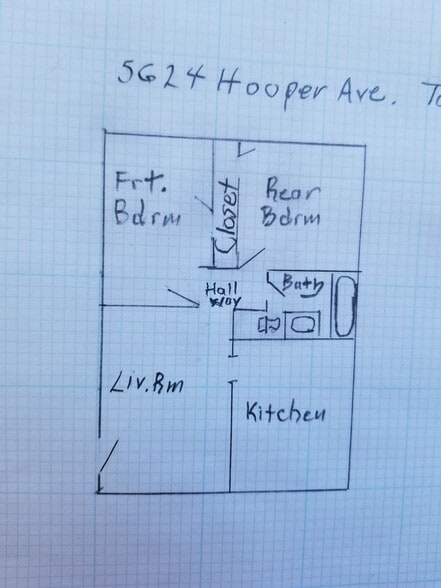 floor plan - 5624 Hooper Ave