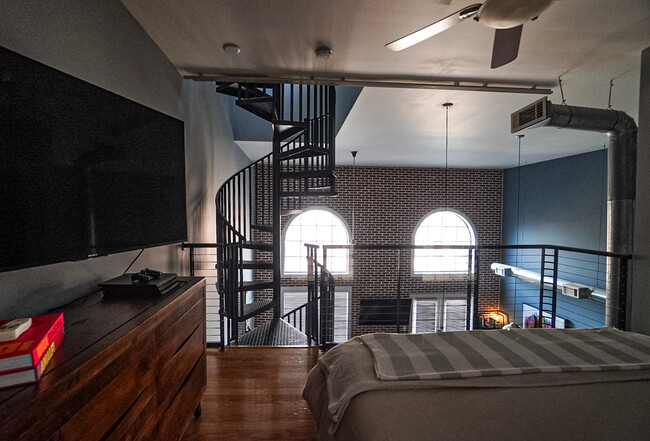 View of loft from upstairs bedroom - 791 Wylie St SE