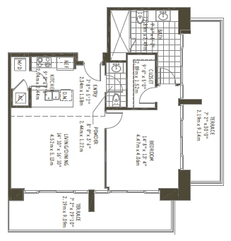 1BR/1.5BA - Midtown 4