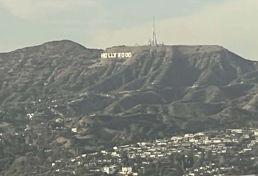 View of Hollywood Sign from the Condo - 1100 Wilshire Blvd