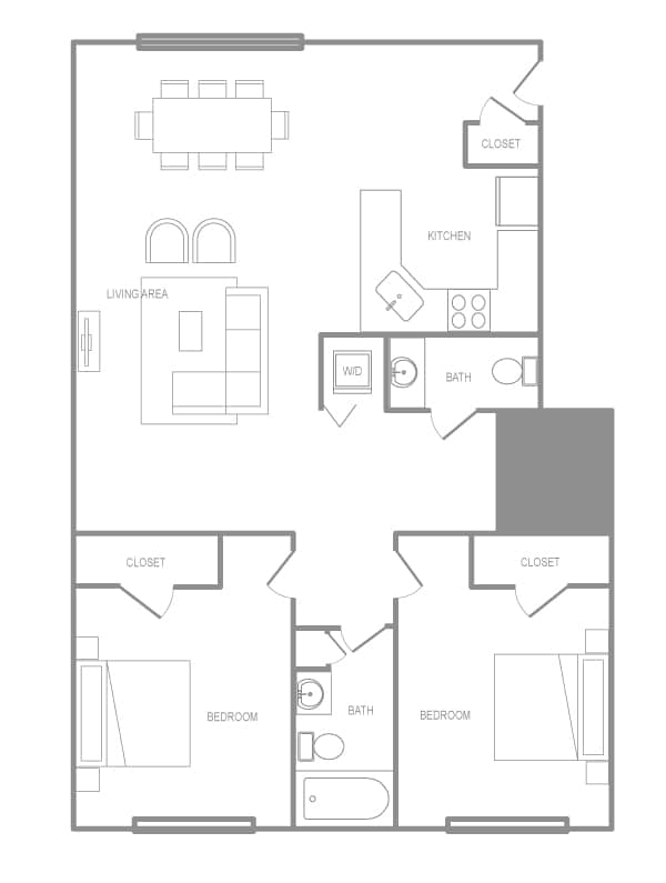 Floorplan - Liberties Walk and Townhomes