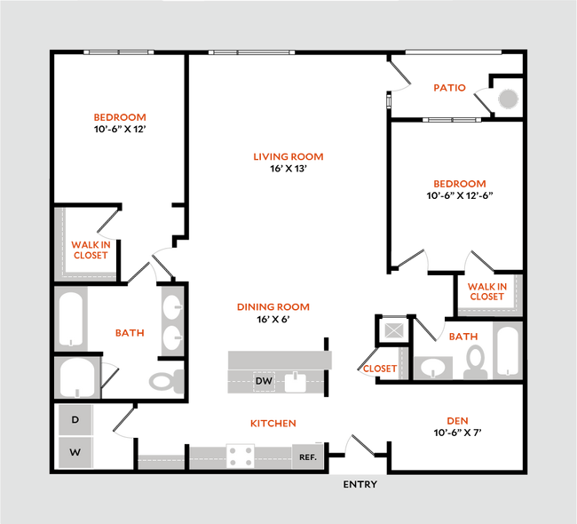 Floorplan - The Mercer