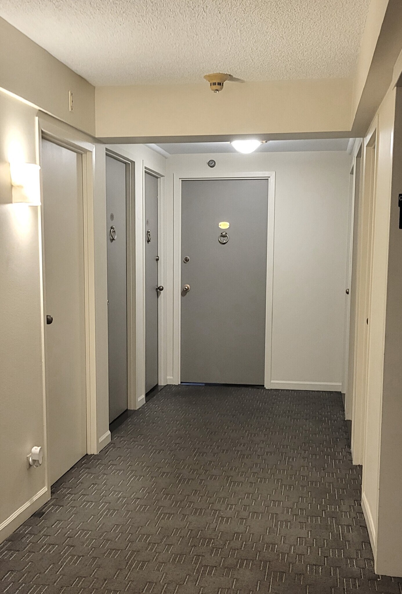 Hallway to Corner Unit - 70 W Huron St