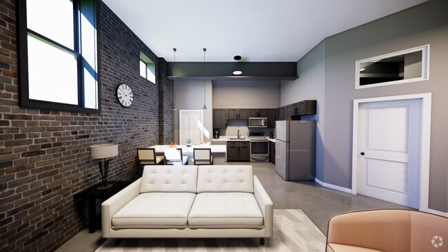 1BD - Style C - 1st floor - The Shop Lofts