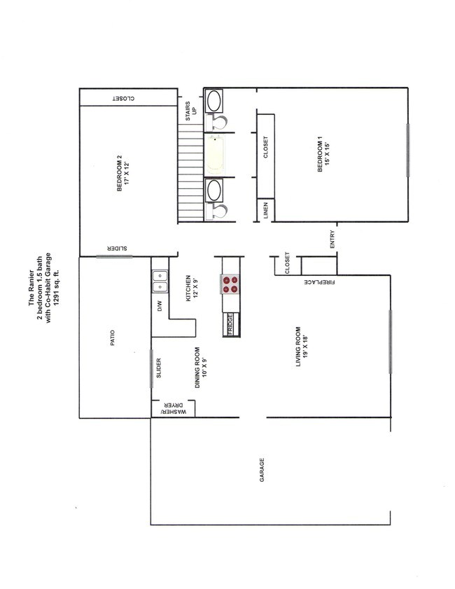 Floorplan - Cascade Park Apartments