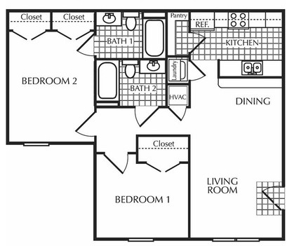 2BR/2BA - April Woods