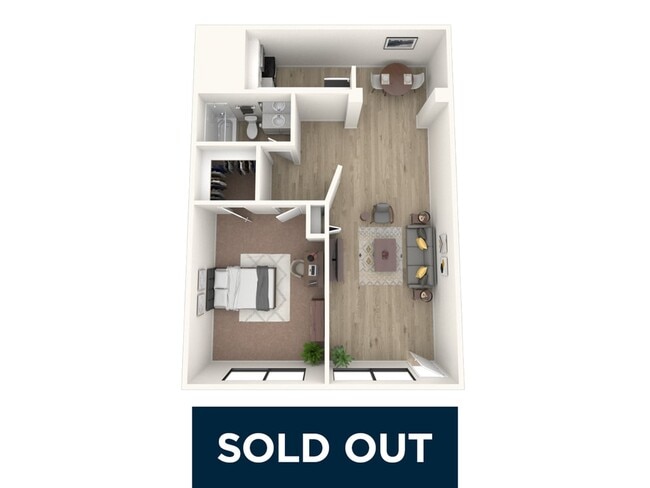 1 Bedroom | 1 Bathroom - Campus Crossings at University Heights