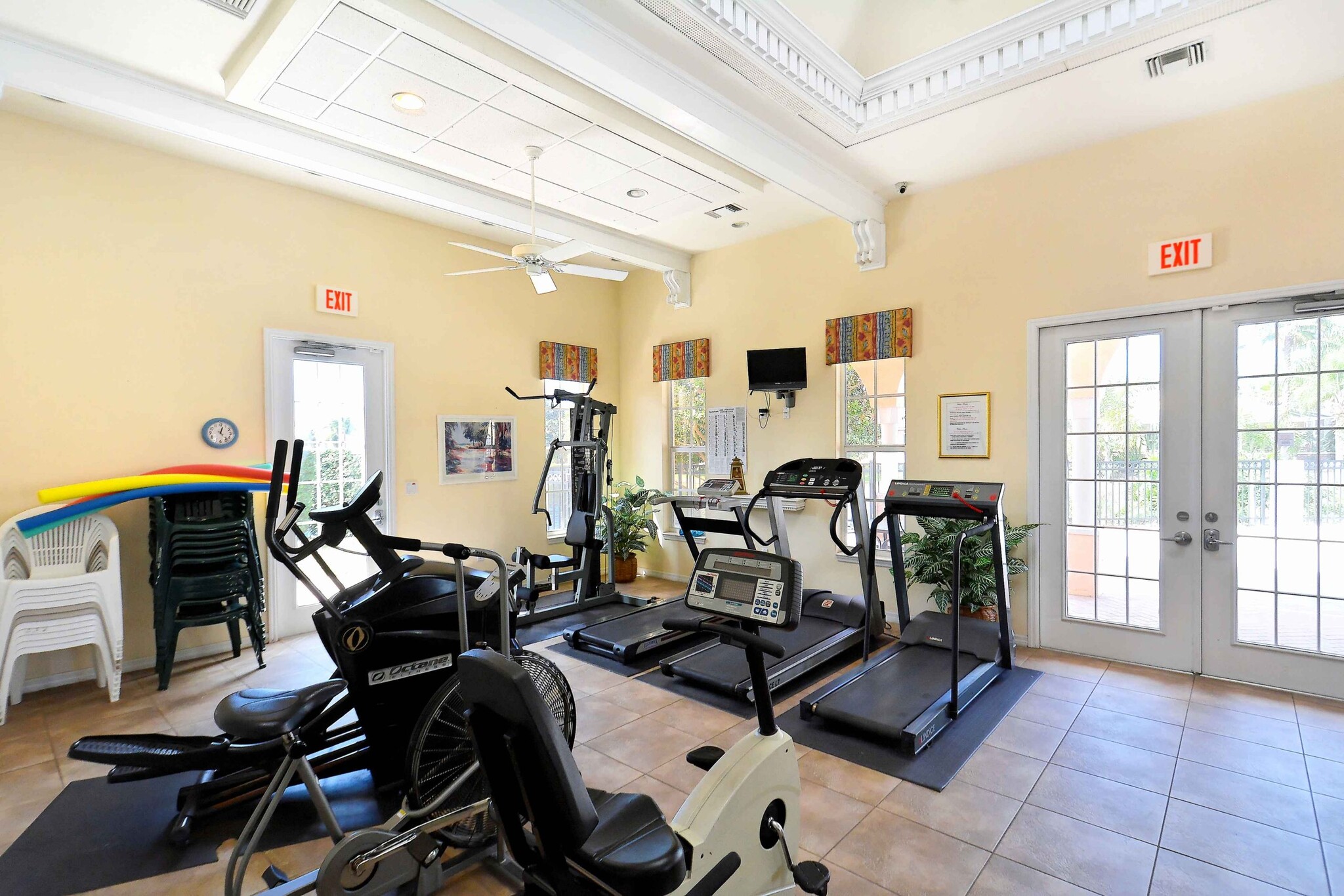 Gym at clubhouse - 4353 Reflections Pky