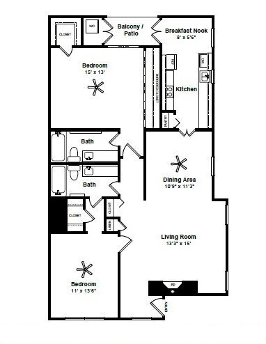 Floorplan - Allen House Apartments