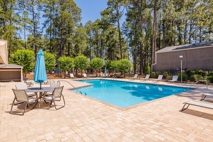 Sparkling Swimming Pool at Keystone Apartments in Fayetteville, NC - Keystone Apartments