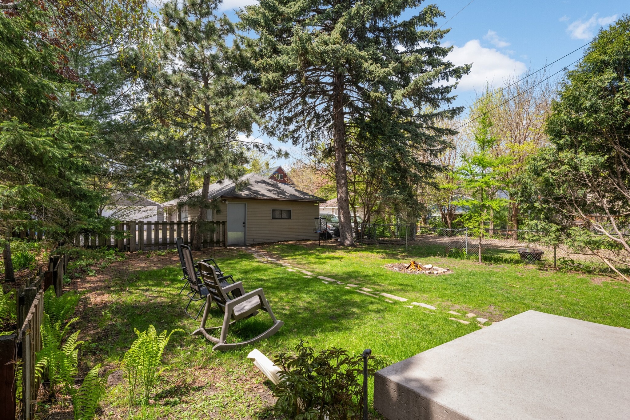 back yard/garage - 2220 26th Ave S