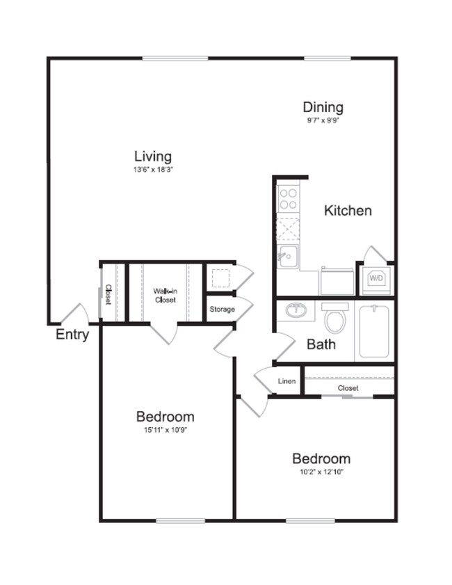 Floorplan - One80 Watkins Mill