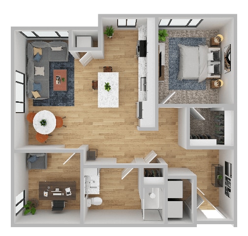 Floorplan - The Knox Apartments