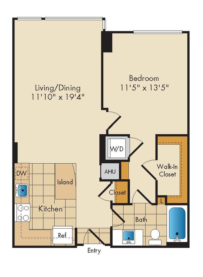 Floorplan - Flats 130 at Constitution Square