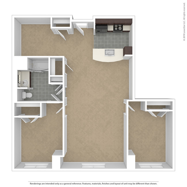 Floorplan - Curtain Lofts  1371