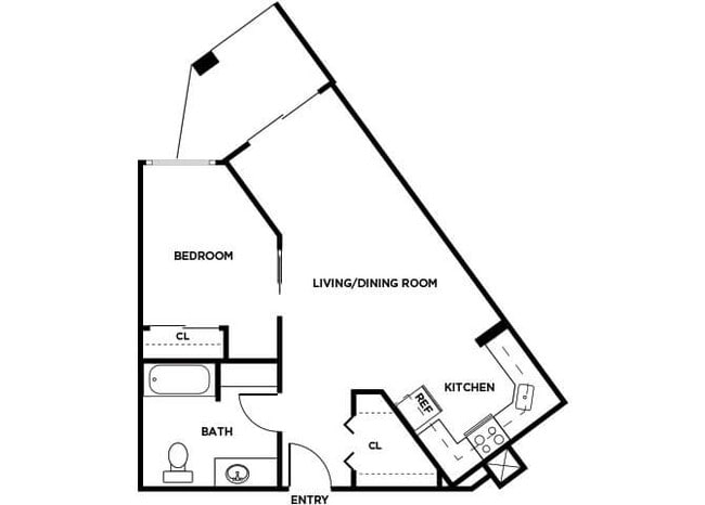 Floorplan - Woodlands at Forbes Lake Senior Affordable Apartments