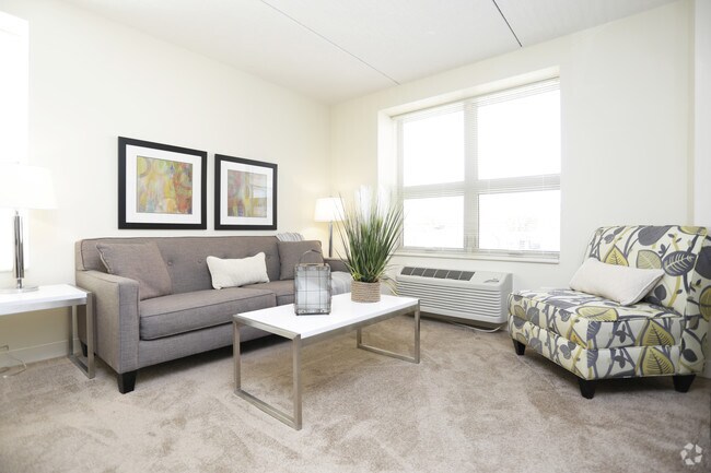 1 BR, 1 BA - living room - Midway Pointe Senior Residences