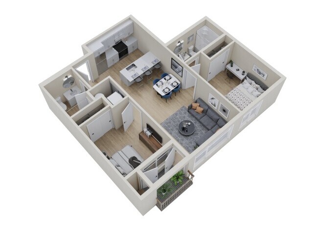 Floorplan - Walnut Trail Apartments