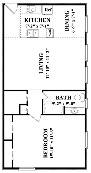 1BR/1BA - Goshen Manor