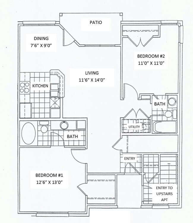 Floorplan - Forest Park Apartments