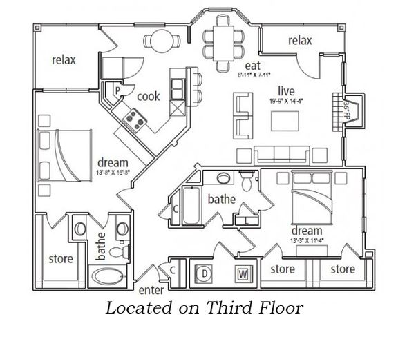 Floorplan - Mansions at Timberland