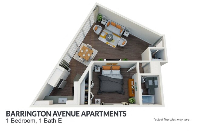 Floorplan - Barrington Avenue Apartment Homes