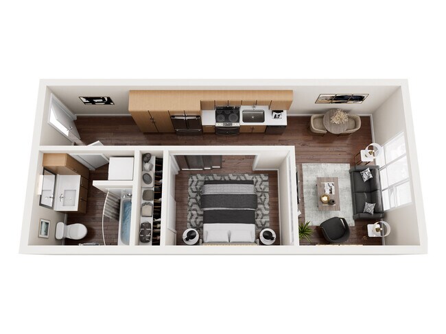 B1 floor plan Elara at the Market - Elara at the Market