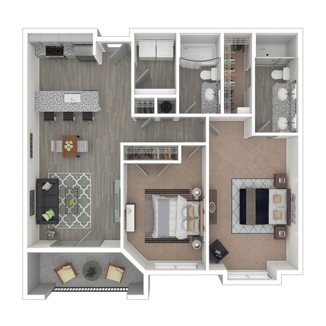 Floorplan - Treadway at New Trails Apartments